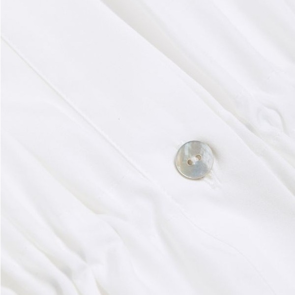 Vince White Button-Up Shirt Dress - Picture 8 of 9